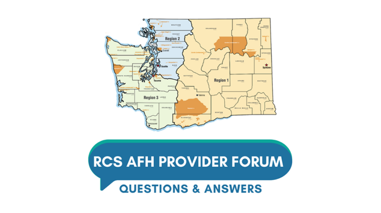 Fall 2024 RCS AFH Provider Forum Q&As