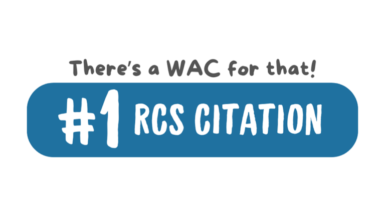 #1 Citation From RCS Inspections