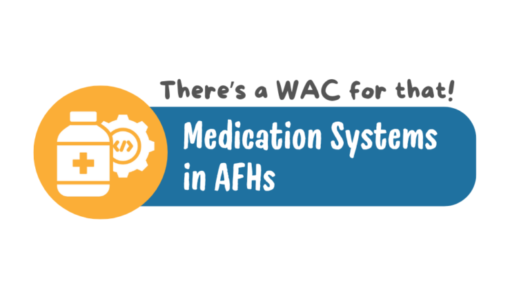 Medication Systems for AFHs
