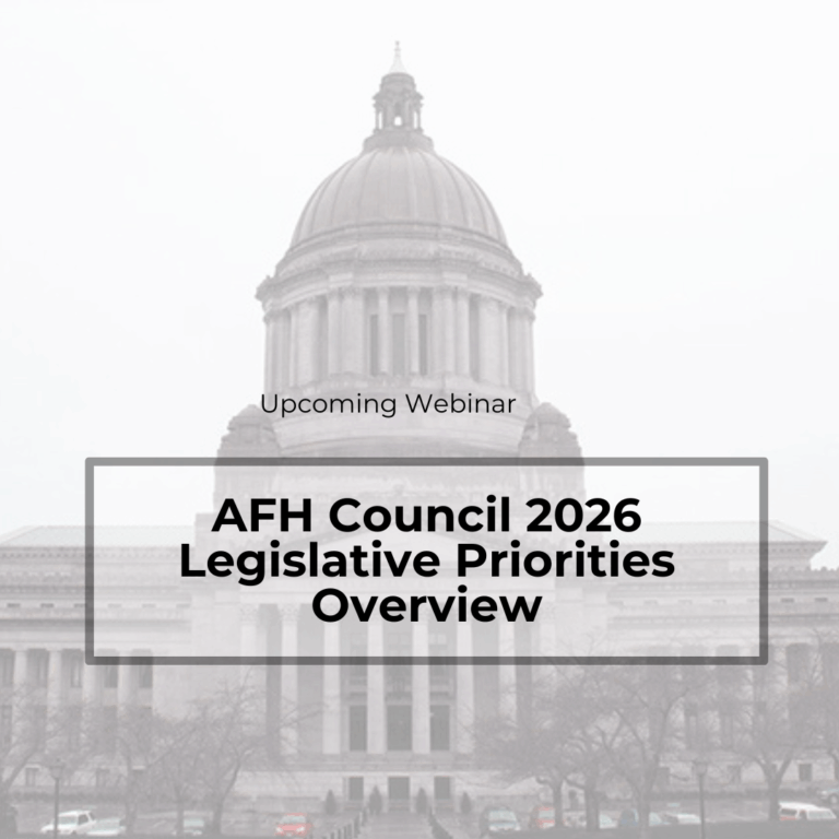 AFHC 2026 Legislative Priorities Overview