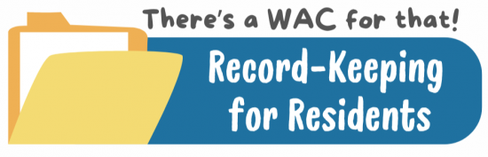 Record-Keeping for Residents