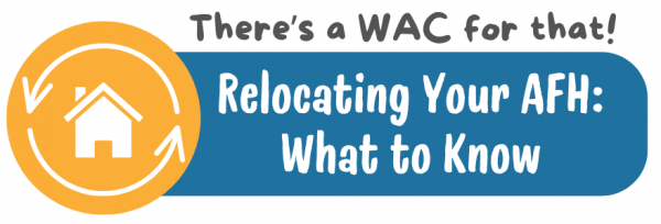 Relocating Your AFH