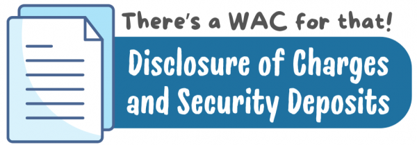 WAC Disclosure of Charges